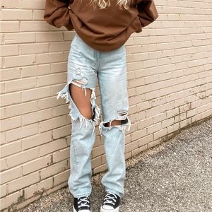 Pacsun baggy high waisted jeans